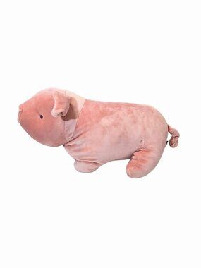 Jellycat London Large Mellow Mallow Pig Stuffed BeanBag Plush Toy 15" NEW